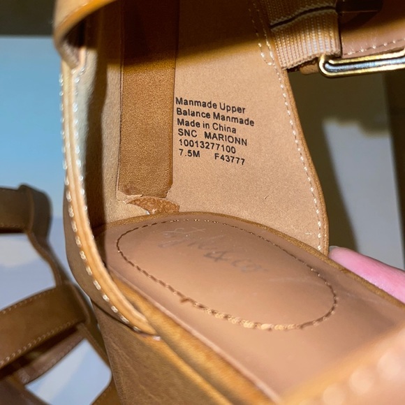 Style & CO Wedges Size 7.5M - Picture 6 of 7